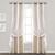 颜色: neutral, Lush Decor | Star Sheer Insulated Grommet Blackout Curtain Panel Set