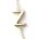 颜色: Z, Maya Brenner Designs | 14k Yellow Gold Mini Letter Necklace