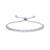 颜色: Silver, Macy's | Diamond Accent S Link Adjustable Bolo Bracelet in Silver Plate
