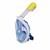 颜色: Blue, Vigor | Portable 180 Degree View Go Pro Camera Diving Scuba Full Face Snorkel Mask