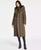 颜色: Loden, DKNY | Women's Bibbed Shawl Collar Hooded Puffer Coat