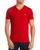 商品Lacoste | V-Neck Pima Cotton Tee颜色Red