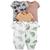 商品第3个颜色Assorted/Whale, Carter's | Baby Boys Printed Short Sleeved Cotton Bodysuits, Pack of 5