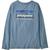 Patagonia | Regenerative Organic Cotton Long-Sleeve T-Shirt - Girls', 颜色P-6 Mission: Light Plume Grey