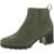 color Olive, VIONIC | Vionic Womens Wilma Leather Ankle Booties