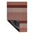 颜色: Peach, Chilewich | Bold Stripe Shag Floor Mat, 24" x 36"