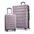 Samsonite | Samsonite Omni 2 Hardside Expandable Luggage with Spinner Wheels, Checked-Medium 24-Inch, Midnight Black, 颜色Icy Lilac
