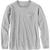 商品Carhartt | Carhartt Women's WK126 Workwear Pocket LS T-Shirt颜色Heather Grey
