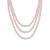 商品第1个颜色pink, Splendid Pearls | Endless Pink 80" Freshwater Pearl Necklace