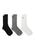 商品Ralph Lauren | Big & Tall Set of 3 Crew Socks颜色ASSORTED
