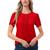 color Fireball, CeCe | Women's Pin tucked Blouse Top