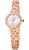 Lola Rose | Lola Rose Dainty Watch for Women: Rose Gloden Watch, Genuine Stainless Steel Strap, Wrapped by Stylish Gift Box - Vintage Present for Small Wrists, 颜色Rose Gold/Zircon