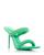 color Island Green, Alexander Wang | Women's Julie Tubular Webbing High Heel Sandals