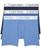 颜色: Peacoat/delft/silver Lake Blue, Calvin Klein | Men's 3-Pack Chromatic Microfiber Boxer Brief Underwear