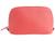 color Red, ROYCE New York | Large Leather Cosmetic Bag