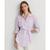 颜色: Wild Lavender/white, Ralph Lauren | Women's Striped Belted Utility Shirt