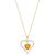 颜色: Citrine, Macy's | Birthstone Gemstone & Diamond Accent Heart 18" Pendant Necklace in 14k Gold-Plated Sterling Silver