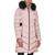 商品Calvin Klein | Women's Faux-Fur-Trim-Hooded Puffer Coat, Created for Macy's颜色Dusk Rose