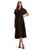 Ralph Lauren | Belted Crepe Dress, 颜色Circuit Brown