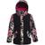 商品Burton | Burton Girls' Elodie Jacket颜色True Black / Secret Garden