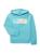 颜色: TEAL, Puma | Little Girl’s Ombré Logo Hoodie