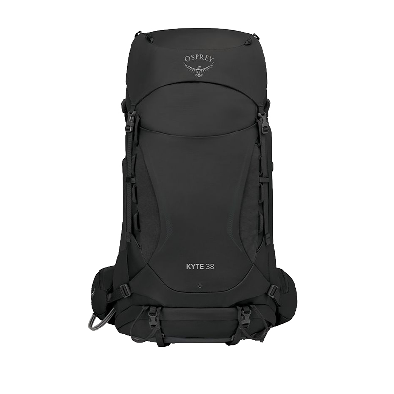 Osprey | 小鹰KYTE系列女款户外背负登山徒步双肩背包38L KYTE-38-RB-GREEN（三色可选）, 颜色黑色