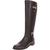 商品Karen Scott | Karen Scott Womens Deliee 2 Faux Leather Wide-Calf Riding Boots颜色Croco
