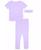 颜色: Purple, Max & Olivia | Baby and Toddler Girls 3-Piece Pointelle Pajama with Headband Set