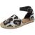 商品Style & Co | Style & Co. Womens Paminna Faux Suede Toe Cap Flat Sandals颜色Leopard Canvas