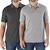 商品Member's Mark | Member's Mark Men's Stretch Pique Polo - 2 Pack颜色Black/Grey
