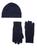 商品第2个颜色NAVY, Saks Fifth Avenue | ​2-Piece Ribbed-Cuff Cashmere Beanie & Gloves Set