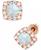 颜色: Rose Gold, Macy's | Lab-Grown Opal (1/5 ct. t.w.) & Lab-Grown White Sapphire (1/6 ct. t.w.) Cushion Halo Stud Earrings