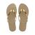 Havaianas | Women's You Metallic Flip Flop Sandals, 颜色Golden Sand Metallic