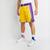 NIKE | 男款 耐克 Nike 湖人队 Swingman 短裤, 颜色Amarillo-Field Purple-White