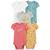 商品第3个颜色Assorted/Floral, Carter's | Baby Girls Printed Short Sleeved Cotton Bodysuits, Pack of 5