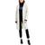 Tommy Hilfiger | Women's Hooded Kimono Open Cardigan, 颜色Ivory/ Sky Captain