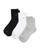 Calvin Klein | Cushioned High Quarter Socks, Pack of 3, 颜色Gray/White/Black