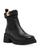 Steve Madden | Women's Gates Platform Block Heel Chelsea Boots, 颜色Black Leather