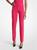 商品Michael Kors | Samantha Stretch Pebble Crepe High-waisted Cigarette Pants颜色FUSCHIA