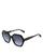 Rag & Bone | Square Sunglasses, 55mm, 颜色Black/Blue Gradient