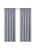 商品第1个颜色Silver, Kate Aurora | Kate Aurora Ultra Lux Faux Silk Regency Crinkle Rod Pocket Semi Sheer Curtain Panel - 52 in. W x 84 in. L, White