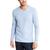商品Club Room | Men's V-Neck Long Sleeve T-Shirt, Created for Macy's颜色Blue Yonder