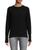 商品Saks Fifth Avenue | Dolman Sleeve Crewneck Cashmere Sweater颜色BLACK