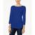 商品Charter Club | Women's Pima Cotton Boat-Neck Top, Created for Macy's颜色Modern Blue