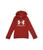 color Stadium Red/Onyx White, Under Armour | Rival Fleece Hoodie (Big Kids)