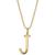 颜色: J, Sarah Chloe | Andi Initial Pendant Necklace in 14k Gold-Plate Over Sterling Silver, 18"