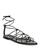 color Black, Vince | Women's Kenna Ankle Tie Strappy Sandals