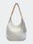 color White, Cadelle Leather | Mini Imani Leather Woven Bag