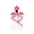 商品第2个颜色Modern Flamingo, Hudson | Animal Face Hooded Towel