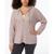 color Evening Sand, Calvin Klein | Plus Size Ruched-Sleeve Zip Hoodie